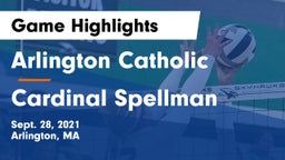 Arlington Catholic  vs Cardinal Spellman  Game Highlights - Sept. 28, 2021