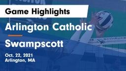 Arlington Catholic  vs Swampscott  Game Highlights - Oct. 22, 2021