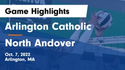 Arlington Catholic  vs North Andover  Game Highlights - Oct. 7, 2022