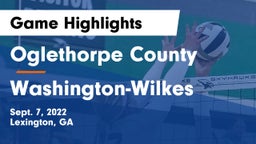 Oglethorpe County  vs Washington-Wilkes  Game Highlights - Sept. 7, 2022