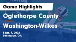 Oglethorpe County  vs Washington-Wilkes  Game Highlights - Sept. 9, 2022