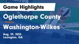 Oglethorpe County  vs Washington-Wilkes  Game Highlights - Aug. 29, 2023