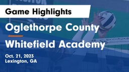 Oglethorpe County  vs Whitefield Academy Game Highlights - Oct. 21, 2023