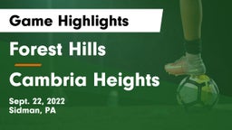 Forest Hills  vs Cambria Heights  Game Highlights - Sept. 22, 2022