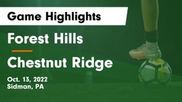 Forest Hills  vs Chestnut Ridge  Game Highlights - Oct. 13, 2022