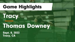 Tracy  vs Thomas Downey  Game Highlights - Sept. 8, 2022