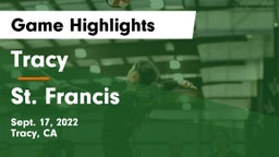 Tracy  vs St. Francis   Game Highlights - Sept. 17, 2022