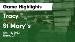 Tracy  vs St Mary”s  Game Highlights - Oct. 12, 2022