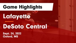 Lafayette  vs DeSoto Central  Game Highlights - Sept. 24, 2022