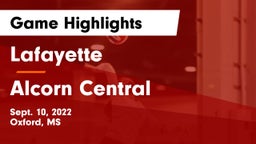 Lafayette  vs Alcorn Central Game Highlights - Sept. 10, 2022