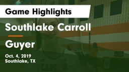 Southlake Carroll  vs Guyer  Game Highlights - Oct. 4, 2019