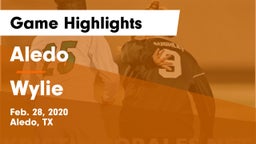 Aledo  vs Wylie  Game Highlights - Feb. 28, 2020