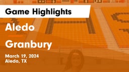 Aledo  vs Granbury  Game Highlights - March 19, 2024