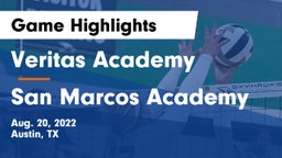 Veritas Academy vs San Marcos Academy Game Highlights - Aug. 20, 2022