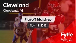 Matchup: Cleveland High vs. Fyffe  2016