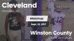 Matchup: Cleveland High vs. Winston County  2017