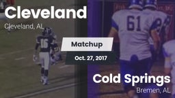 Matchup: Cleveland High vs. Cold Springs  2017