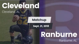 Matchup: Cleveland High vs. Ranburne  2018