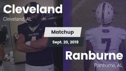 Matchup: Cleveland High vs. Ranburne  2019