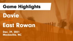 Davie  vs East Rowan  Game Highlights - Dec. 29, 2021
