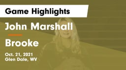John Marshall  vs Brooke  Game Highlights - Oct. 21, 2021