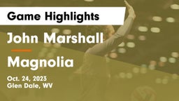 John Marshall  vs Magnolia  Game Highlights - Oct. 24, 2023
