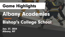 Albany Academies vs Bishop's College School Game Highlights - Jan. 27, 2024