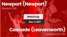 Matchup: Newport  vs. Cascade  (Leavenworth) 2017