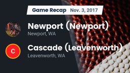 Recap: Newport  (Newport) vs. Cascade  (Leavenworth) 2017