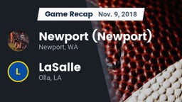 Recap: Newport  (Newport) vs. LaSalle  2018