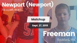 Matchup: Newport  vs. Freeman  2019