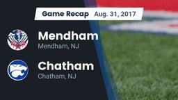 Recap: Mendham  vs. Chatham  2017