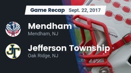 Recap: Mendham  vs. Jefferson Township  2017