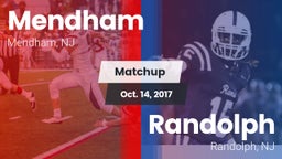 Matchup: West Morris Mendham vs. Randolph  2017