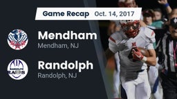 Recap: Mendham  vs. Randolph  2017