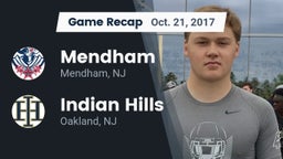 Recap: Mendham  vs. Indian Hills  2017