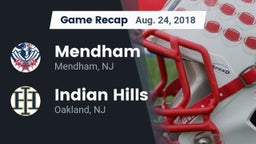 Recap: Mendham  vs. Indian Hills  2018