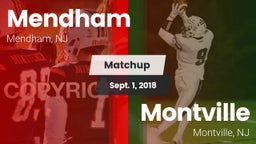 Matchup: West Morris Mendham vs. Montville  2018