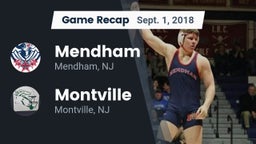 Recap: Mendham  vs. Montville  2018