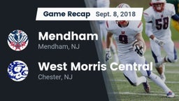 Recap: Mendham  vs. West Morris Central  2018