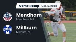 Recap: Mendham  vs. Millburn  2018