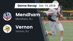 Recap: Mendham  vs. Vernon  2018