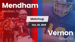 Matchup: West Morris Mendham vs. Vernon  2019
