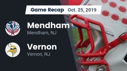 Recap: Mendham  vs. Vernon  2019