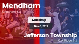 Matchup: West Morris Mendham vs. Jefferson Township  2019