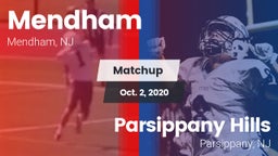 Matchup: West Morris Mendham vs. Parsippany Hills  2020