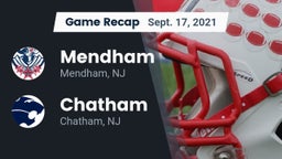 Recap: Mendham  vs. Chatham  2021