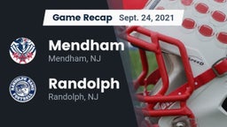 Recap: Mendham  vs. Randolph  2021