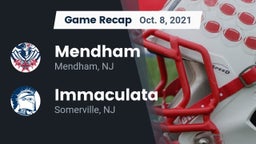 Recap: Mendham  vs. Immaculata  2021