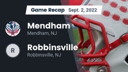 Recap: Mendham  vs. Robbinsville  2022